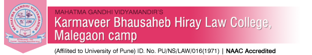 Mahatma Gandhi Vidyamandirs Karmaveer Bhausaheb Hiray Law College, Nashik