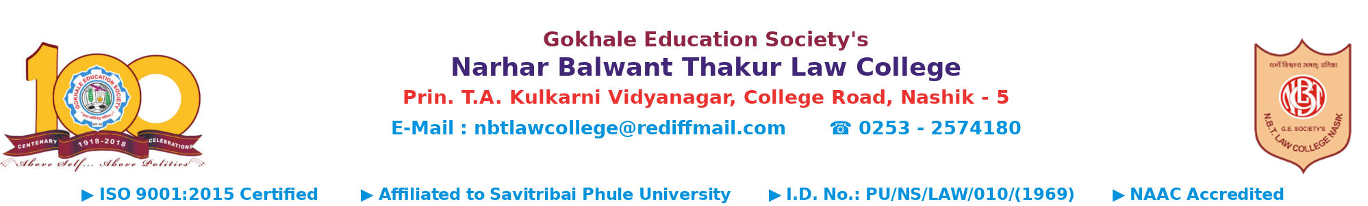 N.B.Thakur Law College Nashik