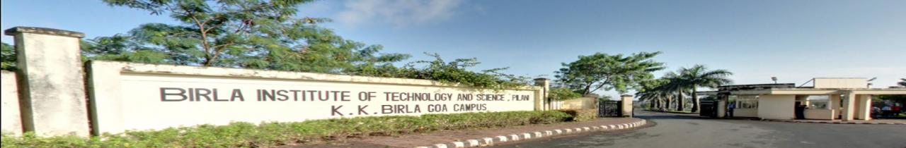BITS Pilani K K Birla, Goa Campus