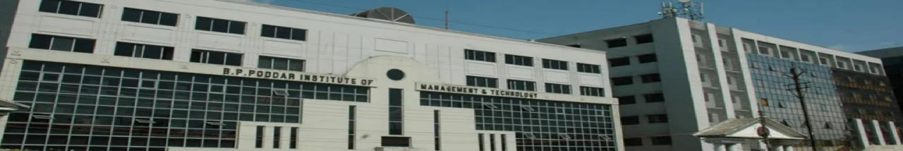 B.P. Poddar Institute of Management and Technology, Poddar Vihar, Kolkata